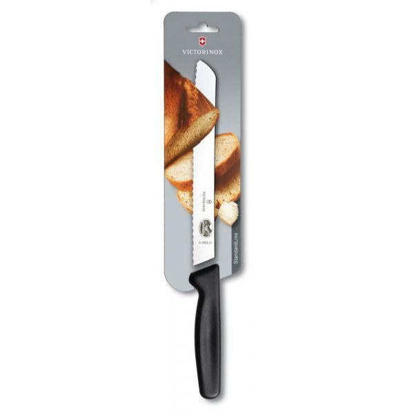 Нож кухонный Victorinox Bread 21 см Black (Vx51633.21B) Нож кухонный Victorinox Bread 21 см Black (Vx51633.21B)