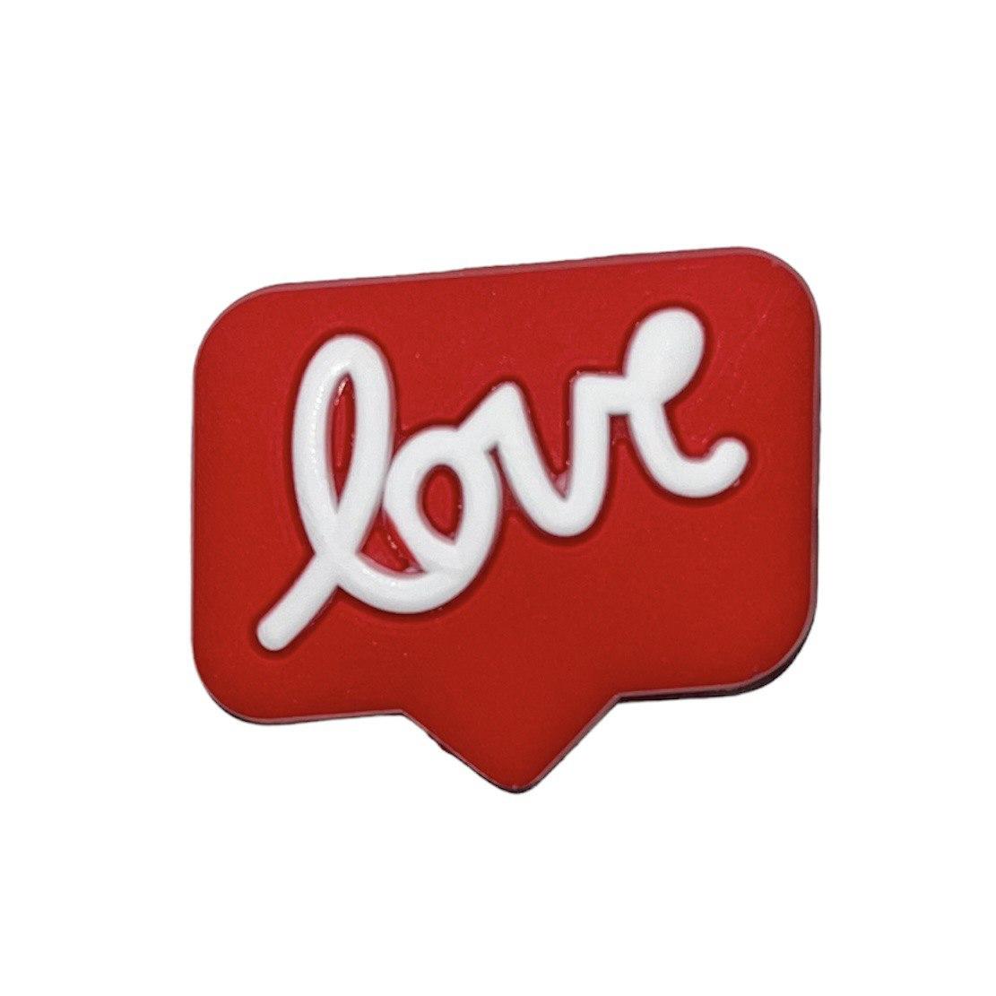Джиббитс Jibbitz Стикер Love 1 шт. (50293)