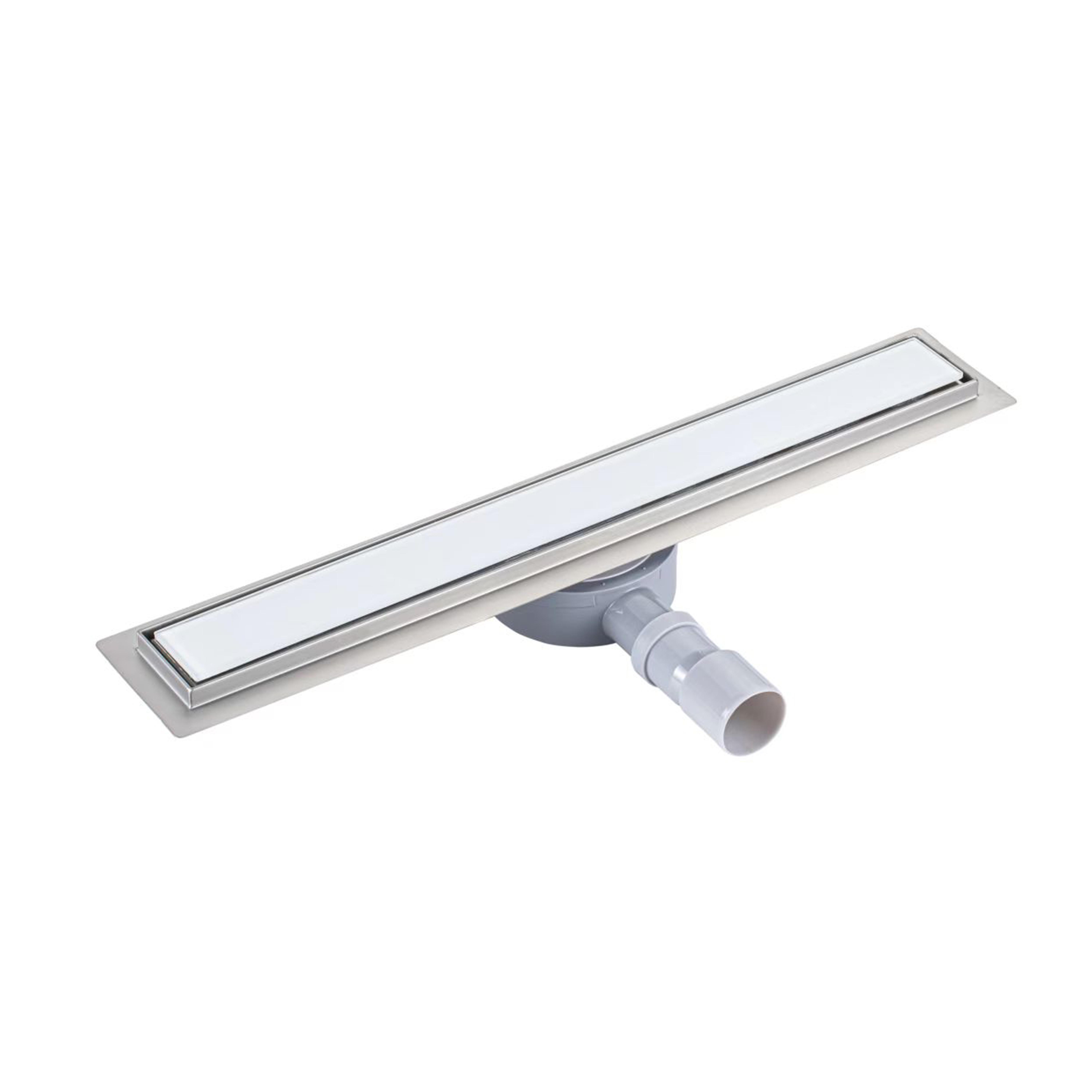 Трап лінійний Qtap Scorpio Tile700 із нержавіючої сталі під плитку поворотний сифон/сухий затвор (21849139)