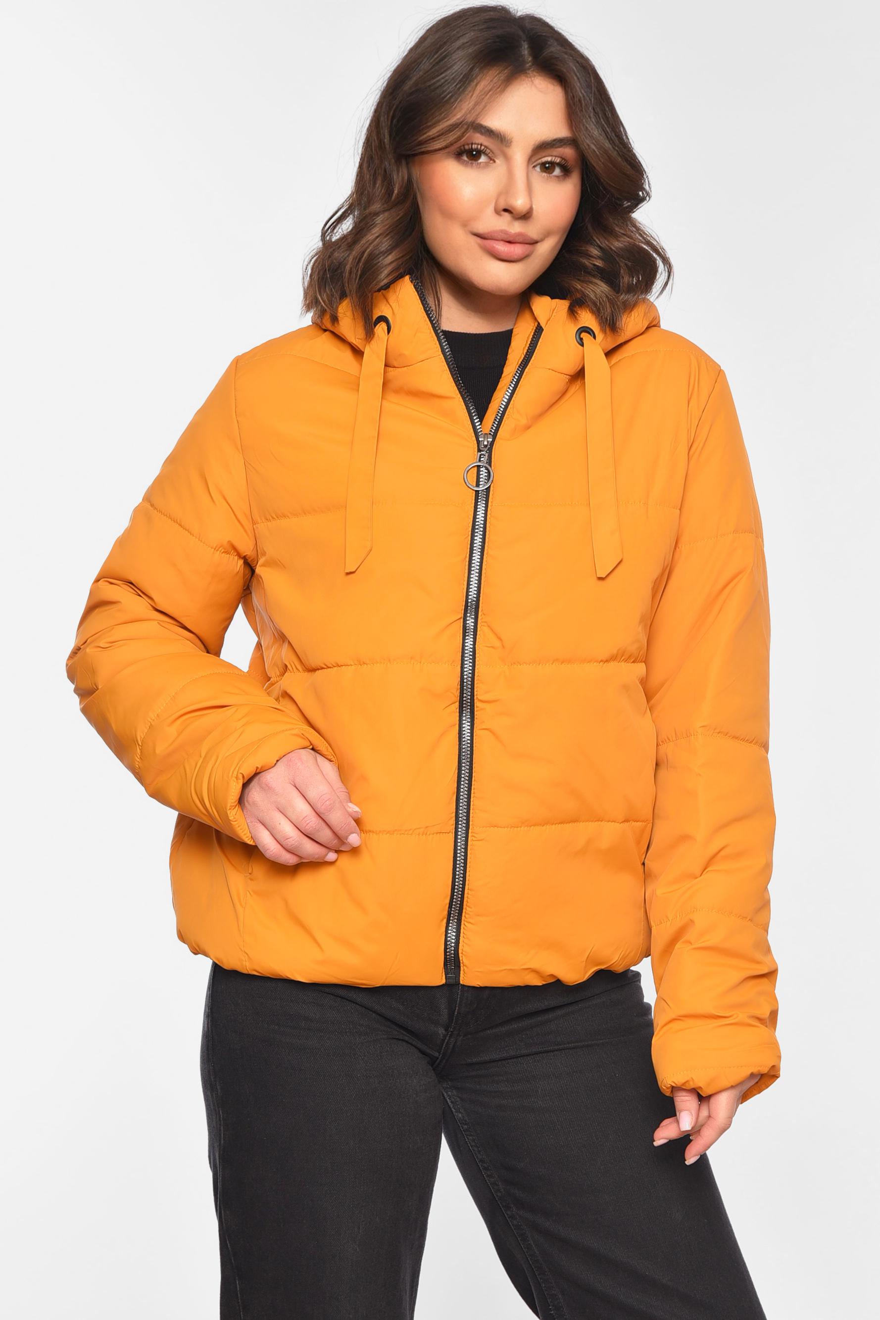 Куртка женская демисезонная S Горчичный (197049) - фото 2 Куртка женская демисезонная S Горчичный (197049) - фото 2