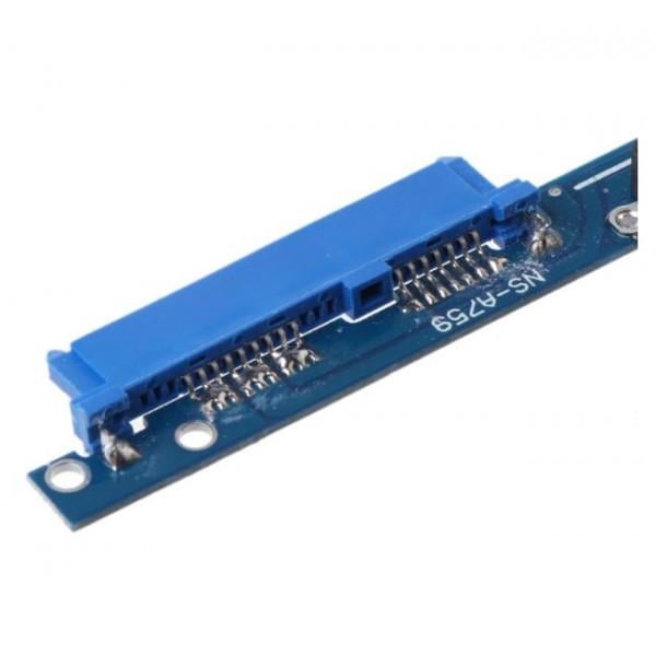 Переходник адаптер Micro SATA 7+6 на SATA 7+15 для Lenovo 310 312 320 330 510 520 optibay оптибей (L85001) - фото 8