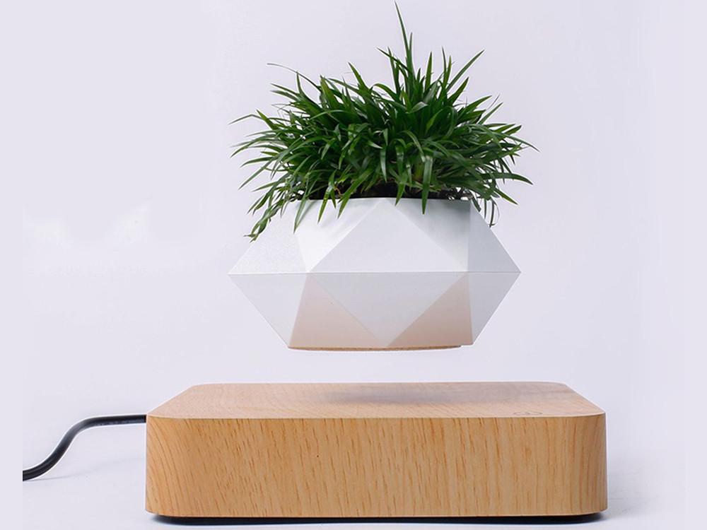 Літаючий квітковий горщик для рослин Zally Bonsai Levitation pot Світло-коричневий (2c5a8282)