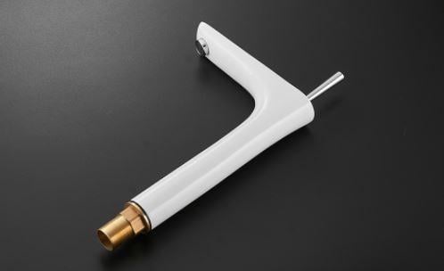 Смеситель для умывальника WanFan однорычажный горизонтальный монтаж Белый