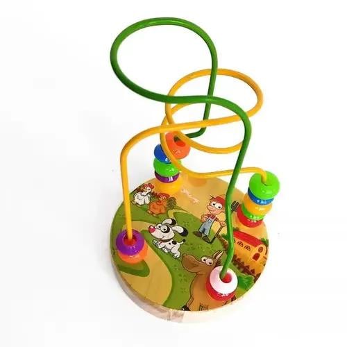 Лабиринт логический пальчиковый 4FUN Game Club wood в коробке (489090)