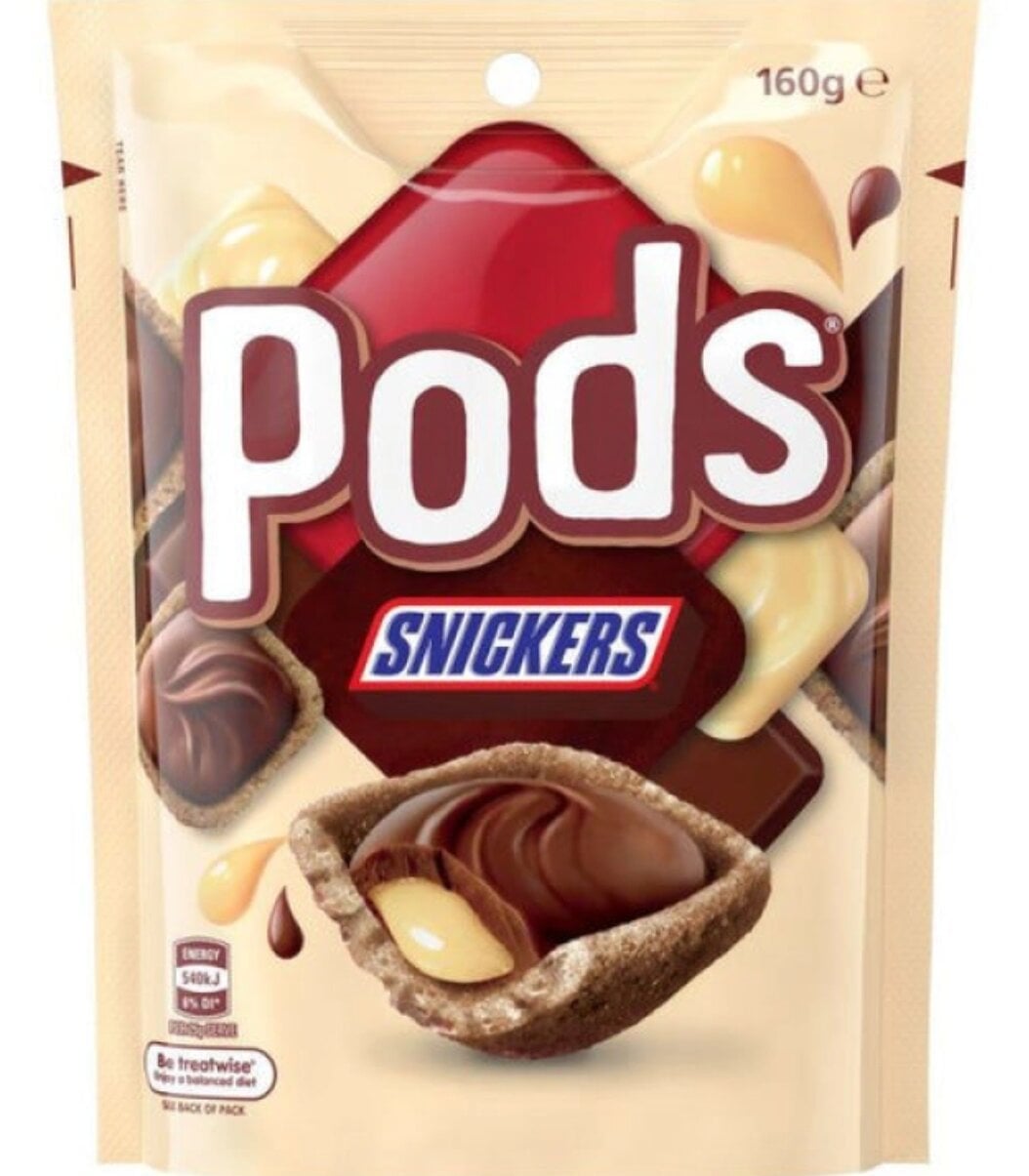 Вафельні цукерки Pods Snickers 160 г (2531874931)
