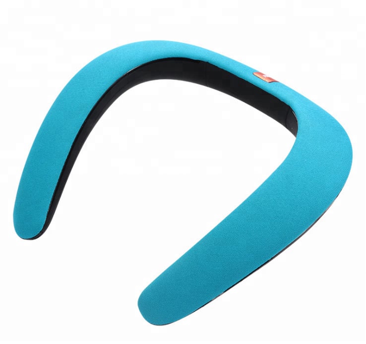 Бездротова Bluetooth колонка SUNROZ J01 Neck Sport Speaker 1100mAh Блакитний (SUN1957)