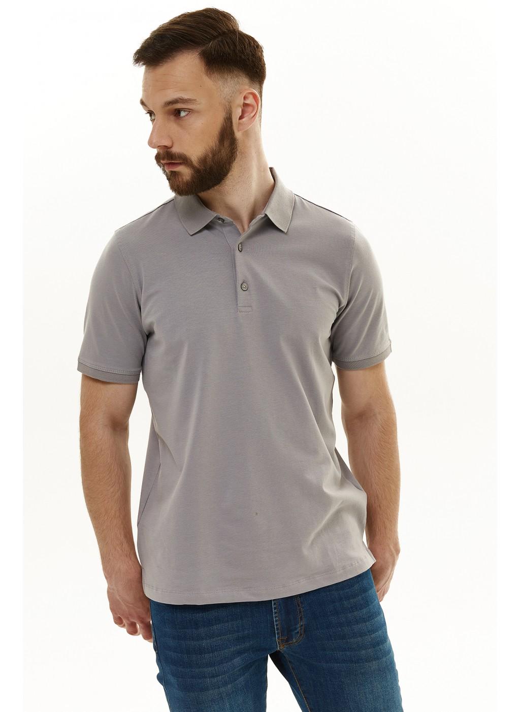 Поло мужское NAVI NV221-TX-003-S L Серый