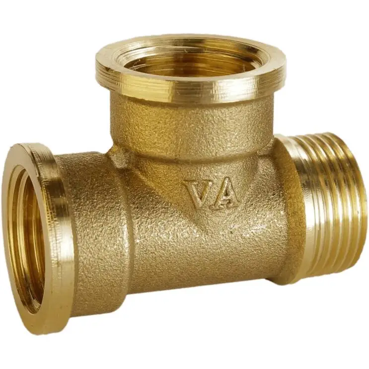 Тройник латунный VA 1" ВРх1" ВРх1" ЗР штампованный (А0271А) Тройник латунный VA 1" ВРх1" ВРх1" ЗР штампованный (А0271А)