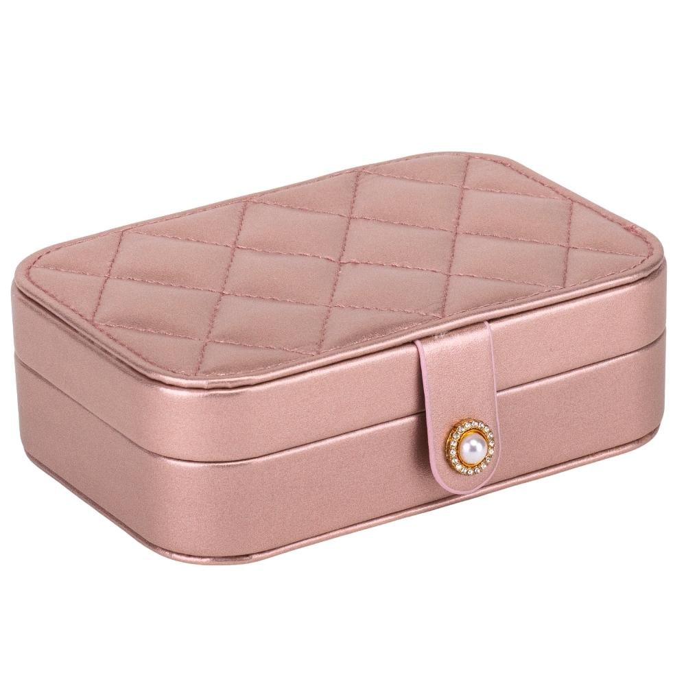 Ящик для украшений Elisey 9188-003 Жемчужина из экокожи 16х11х5 см Бежевый (118-81-9188-003.6)