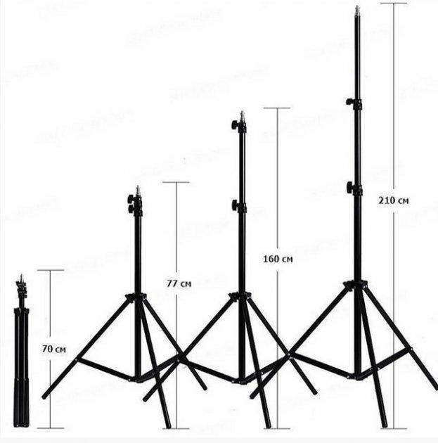 Штатив-тринога STAND без коробки продаж тільки з лампою 1:1 висота 2,1 м (MD14341) - фото 4
