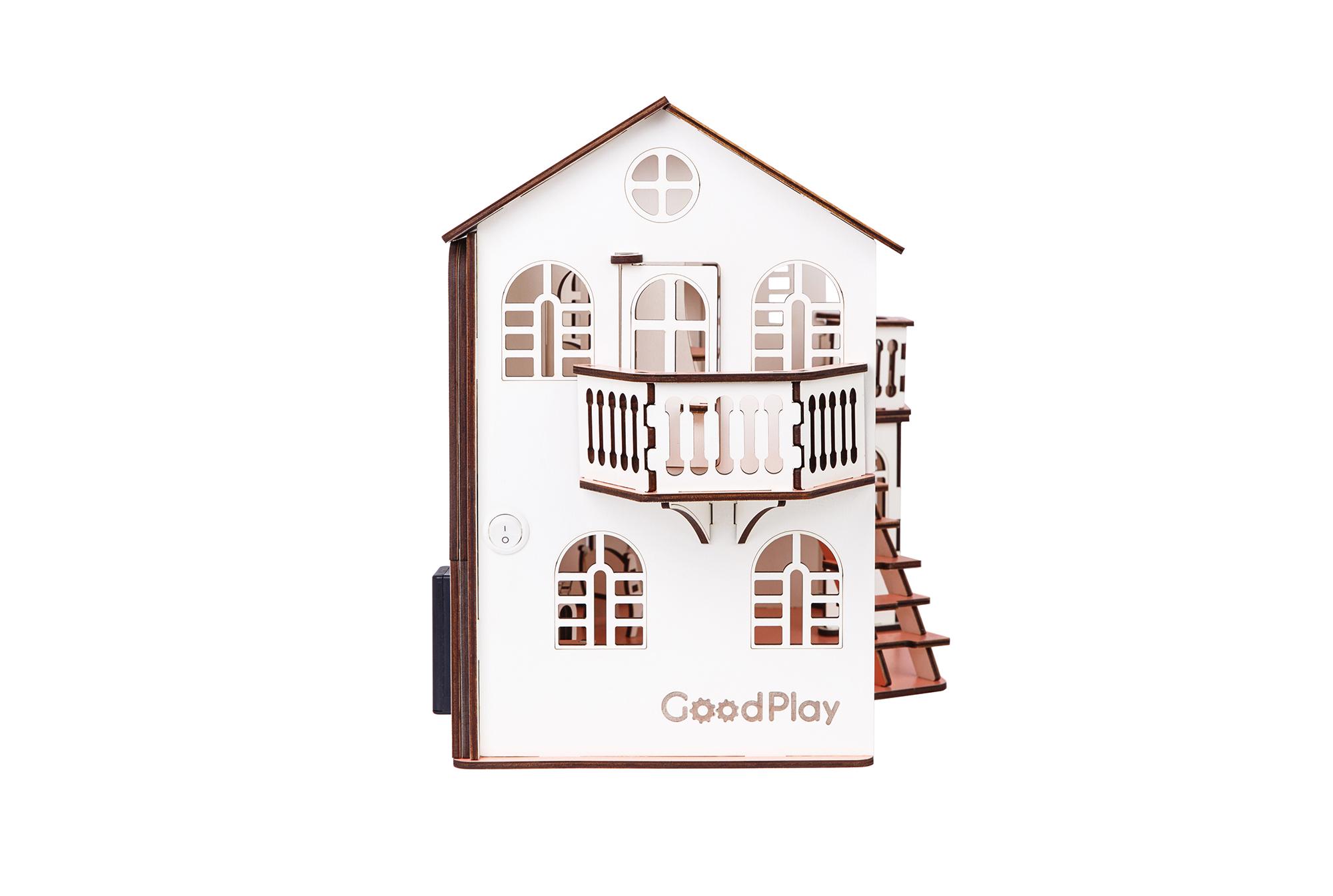 Ляльковий будинок GoodPlay 57х27х35 см з підсвічуванням (В014) - фото 2