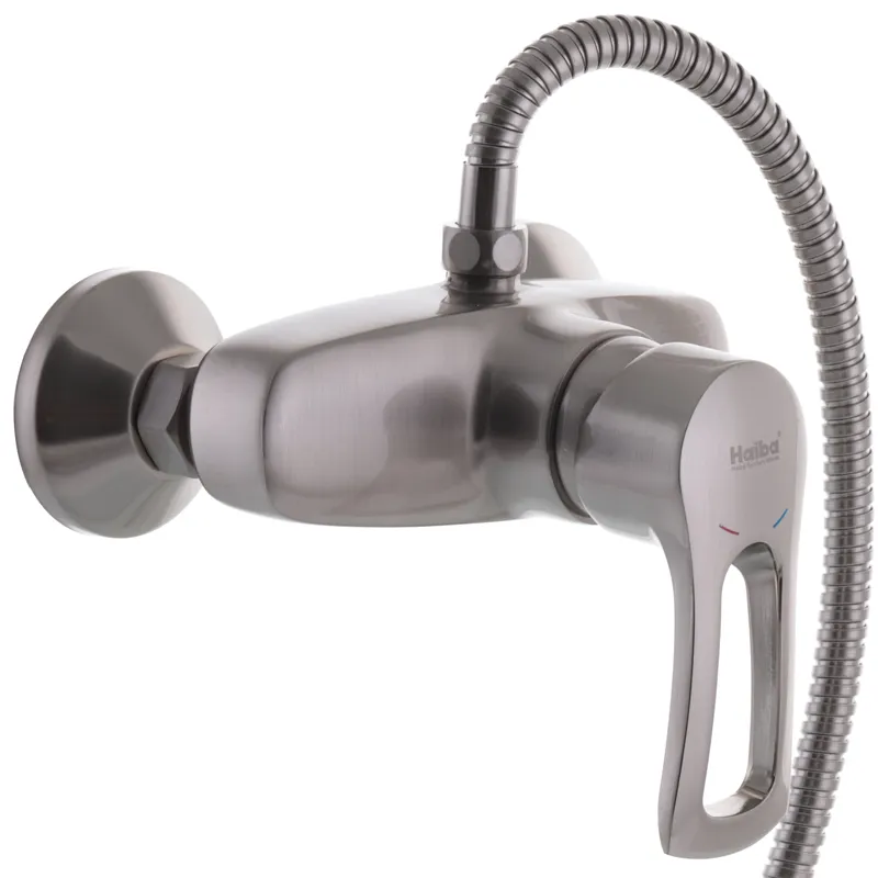 Смеситель для душа Haiba Hansberg 003 из латуни нержавеющая сталь (HB0175) Смеситель для душа Haiba Hansberg 003 из латуни нержавеющая сталь (HB0175)