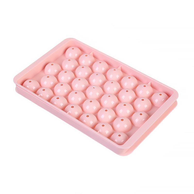 Форма для льда ICE MOLD 1178 Шар пластиковый 33 отделения Pink (2315594467)