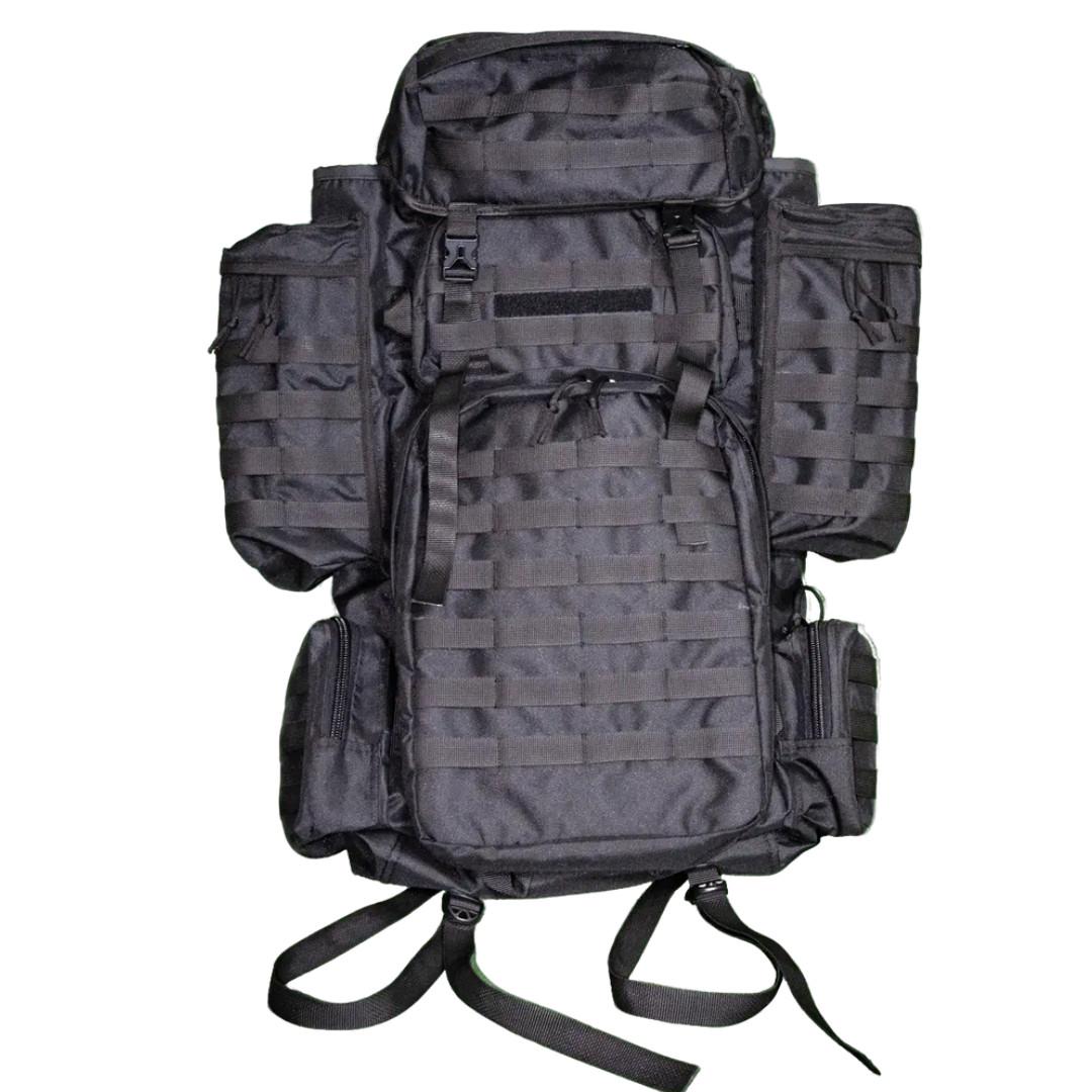 Рюкзак тактичний Kirasa KI952 Cordura 1000D MOLLE 70 L Black - фото 1 Рюкзак тактичний Kirasa KI952 Cordura 1000D MOLLE 70 L Black - фото 1