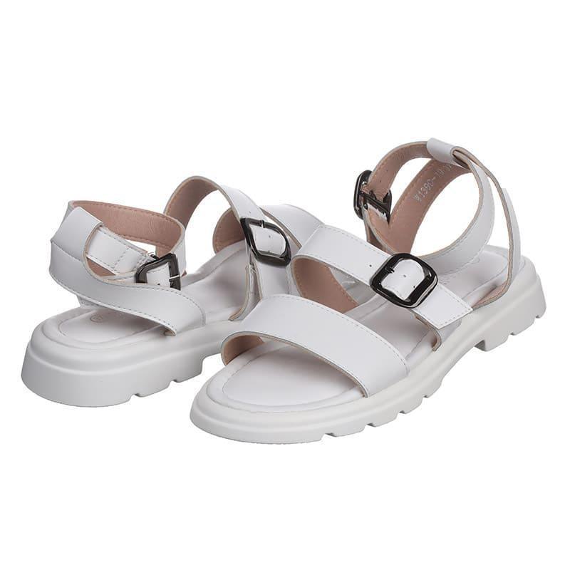 Босоножки женские MeiDeli W1390-19 кожаные р. 38 Белый (30050)