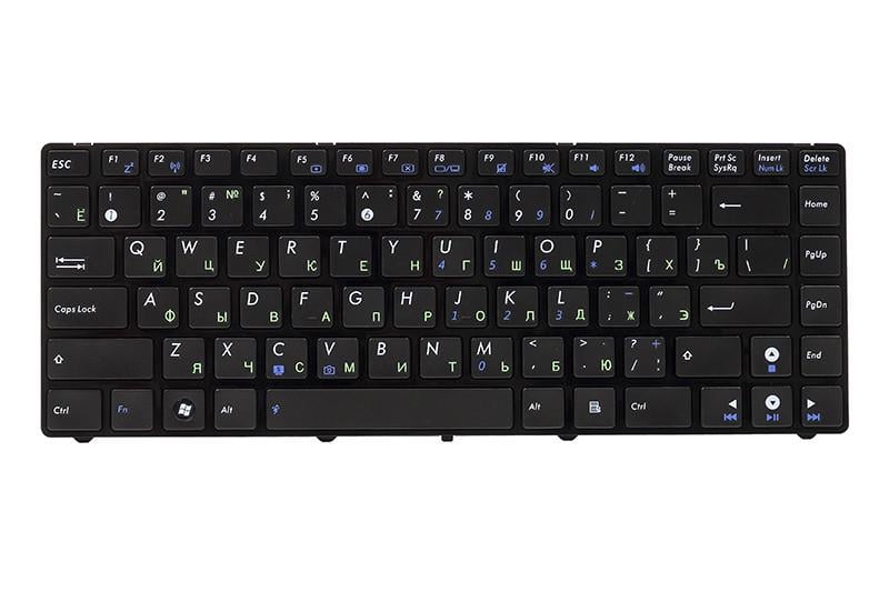 Клавиатура Power для ноутбука ASUS A42 K42 N82 черный фрейм Черный