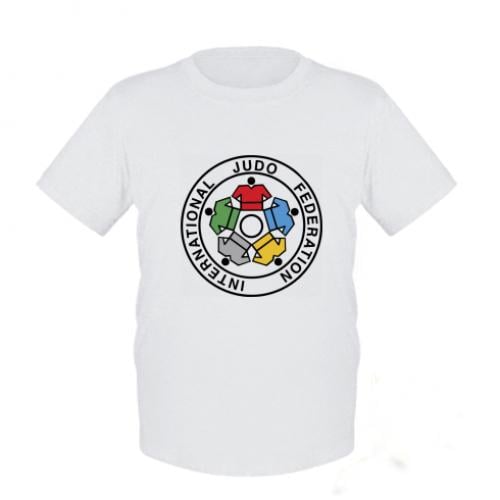 Футболка детская International Judo Federation 128 см Белый (17425279-1-200561-S)