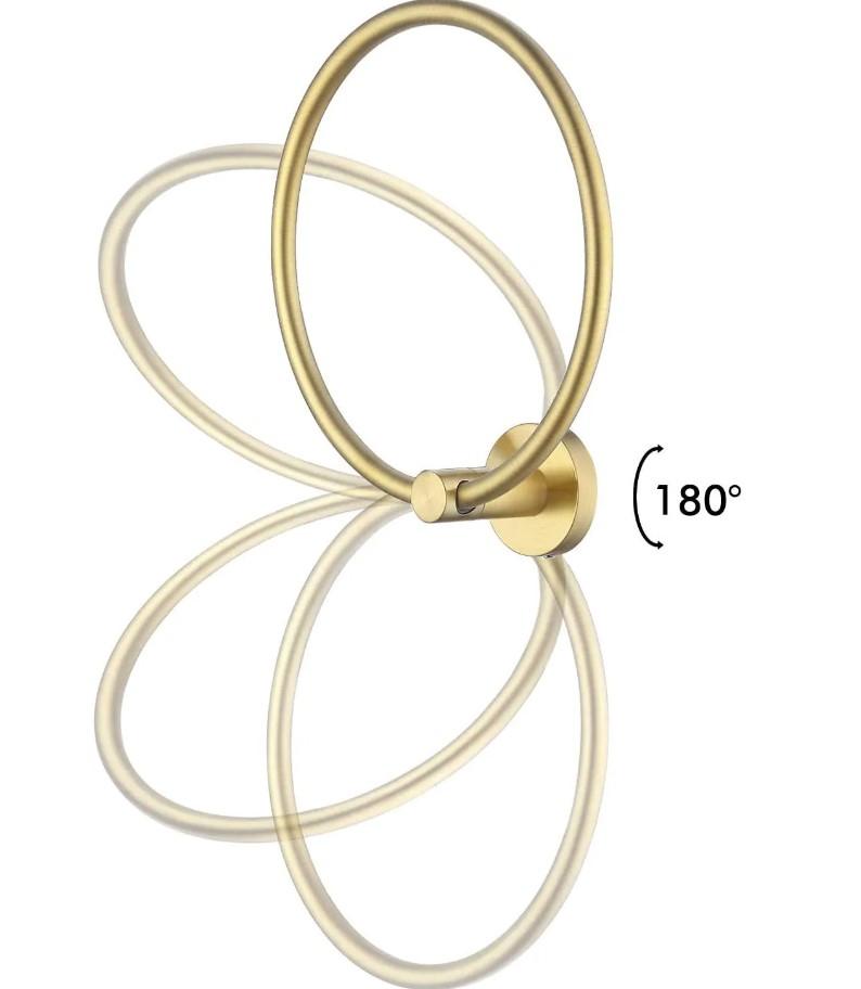 Держатель-кольцо для полотенец REA Mist REA-06905 Золотой (231515) - фото 5 Держатель-кольцо для полотенец REA Mist REA-06905 Золотой (231515) - фото 5