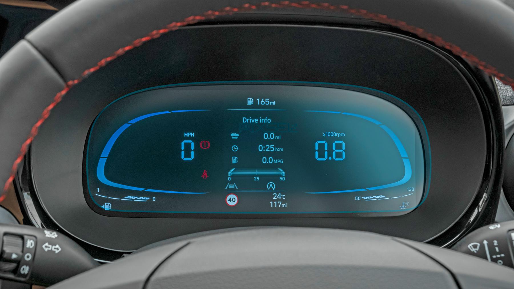 Стекло защитное Pixsel гибридный глянец на приборную панель Hyundai i10 11“ 2023
