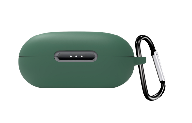 Чехол-накладка DK Silicone Candy Friendly с карабином для Anker SoundCore Space A40 Green