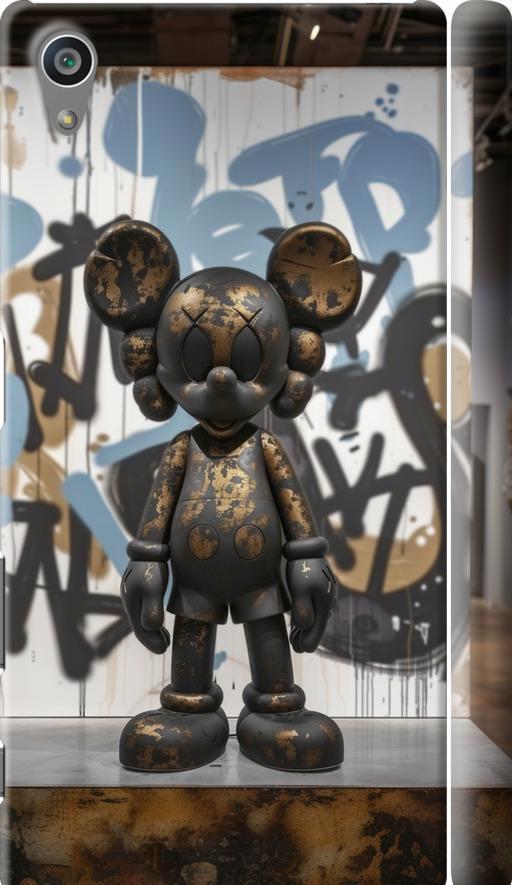 Чехол на Sony Xperia Z5 E6633 Bronze kaws v2 (6098m-274-42517)