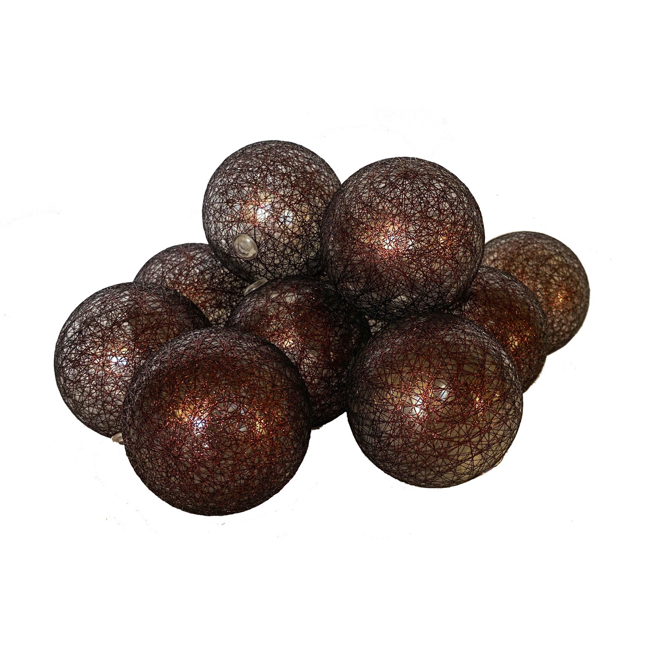 Гірлянда світлодіодна LTL Бавовняні Кульки 10 led Dark/Brown - фото 3 Гірлянда світлодіодна LTL Бавовняні Кульки 10 led Dark/Brown - фото 3