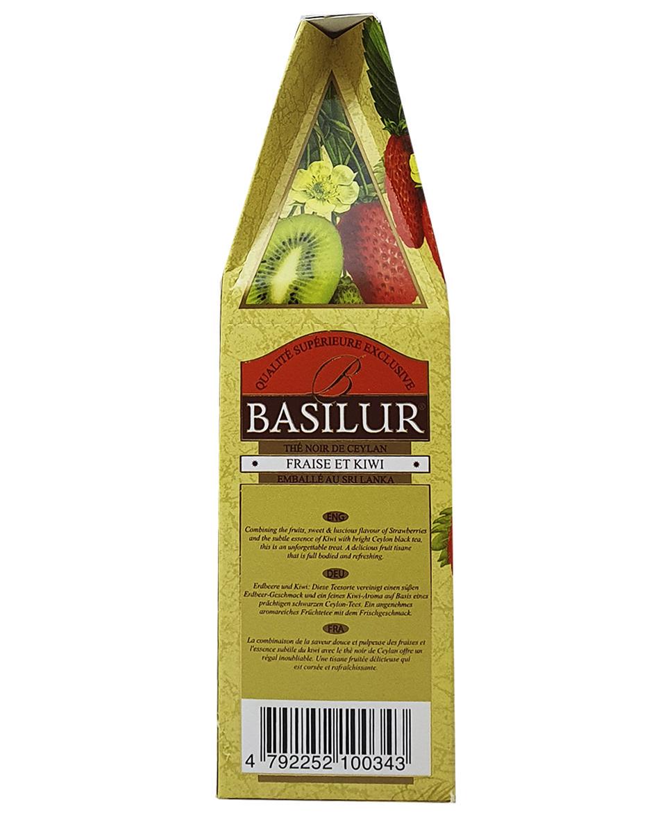 Чай чорний Basilur Магічні Фрукти Полуниця та Ківі 100 г (55188) - фото 4