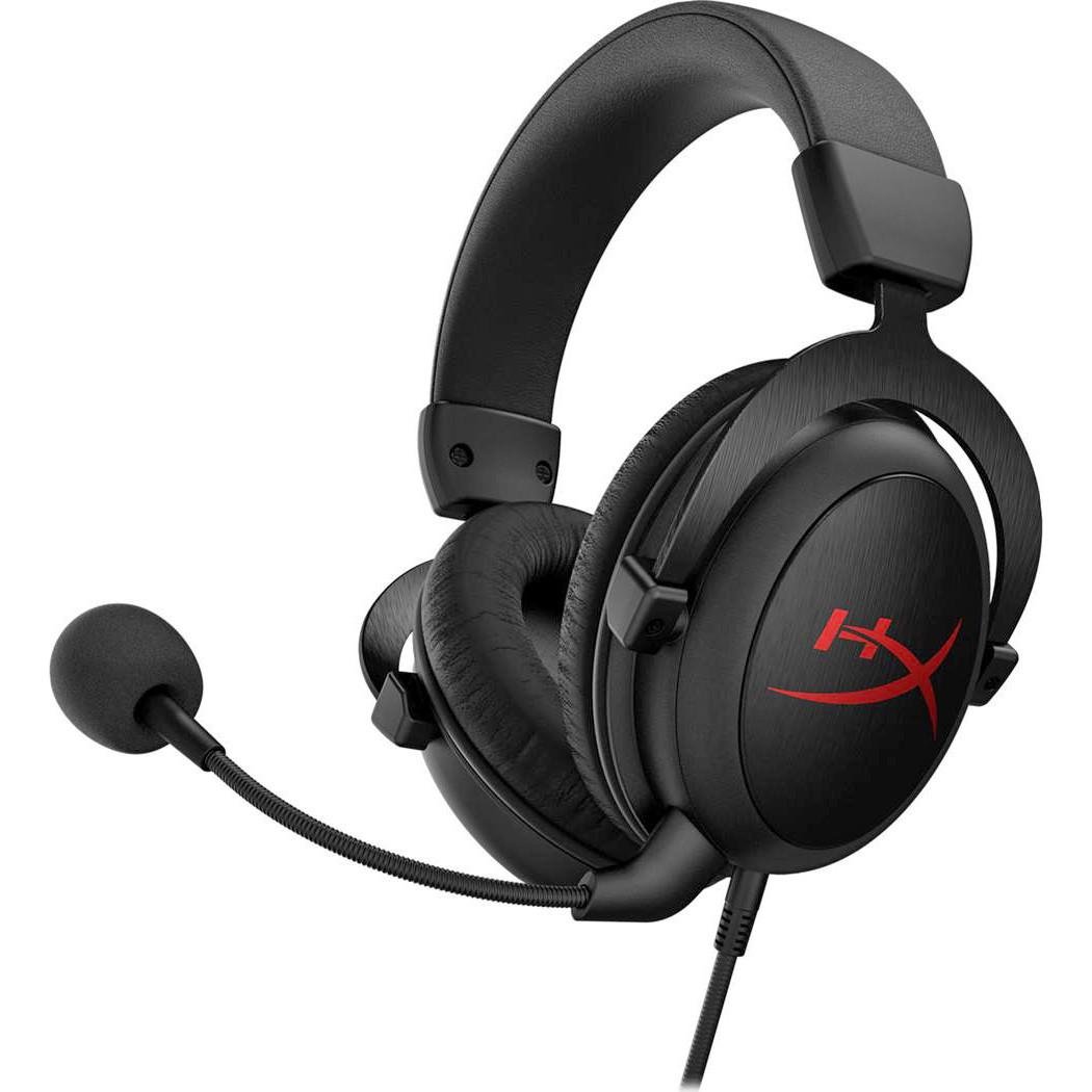 Наушники игровые HyperX Cloud Core Black (HX-HSCC-2-BK/WW / 4P4F2AA) - фото 1