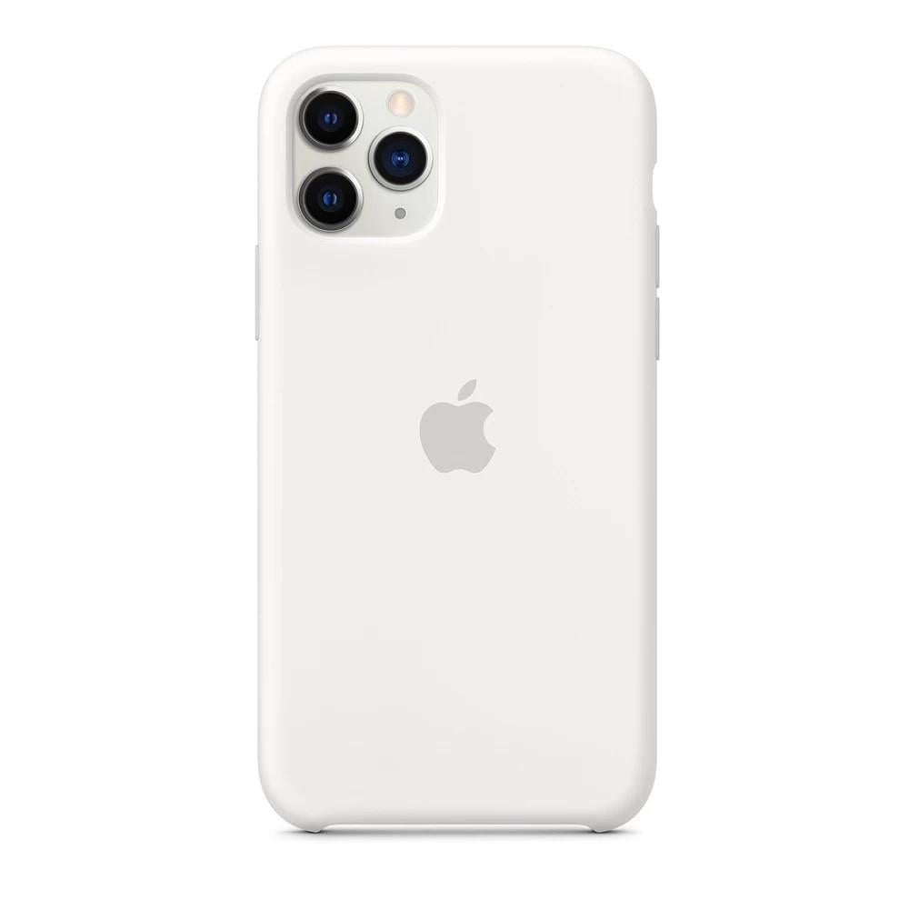 Силиконовый Чехол Накладка Silicone Case для iPhone 11 Pro Max White