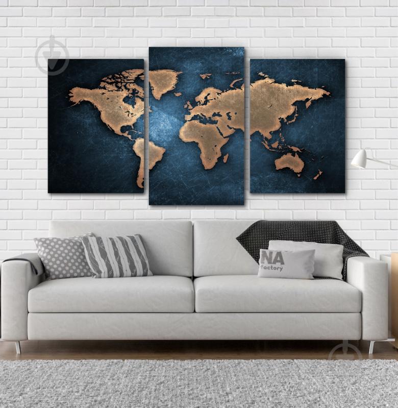 Модульна картина Poster-land Карта Світу Art-142_3