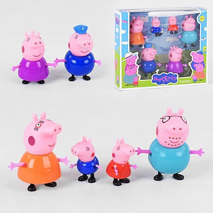 Детский игровой набор Фигурки из Свинка Пеппа 6 фигурок - фото 2