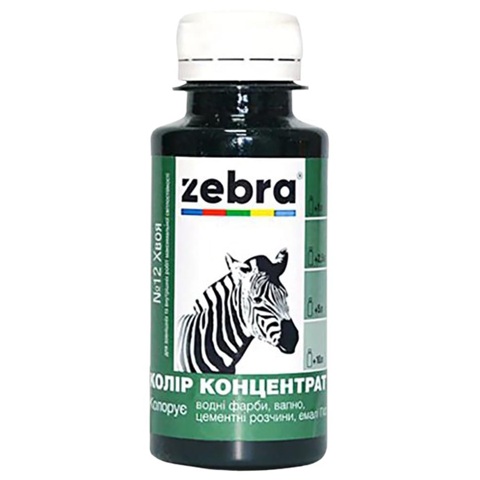 Пигмент цветной концентрат ZEBRA 100 мл 612 Хвоя