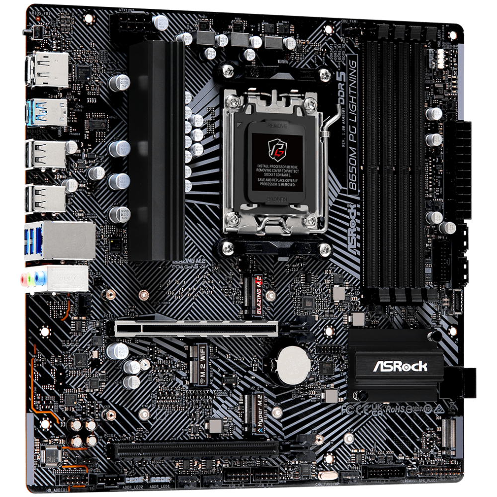 Материнская плата ASRock B650M PG LIGHTNING (13103575)