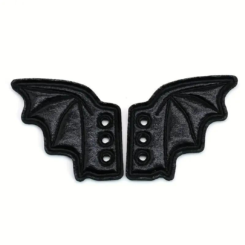Украшения для обуви на кроссовки/ботинки Крылья летучей мыши в шнурки 1 пара Черный (2743174747) Украшения для обуви на кроссовки/ботинки Крылья летучей мыши в шнурки 1 пара Черный (2743174747)