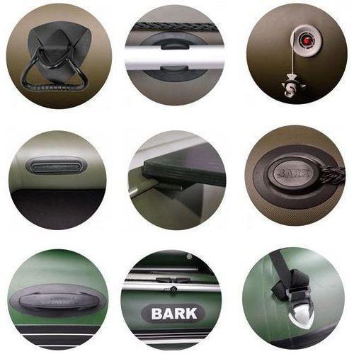Надувная лодка Bark BT-330SAl ПВХ 4-х местная моторная килевая сплошное алюминиевое разборное дно - фото 5
