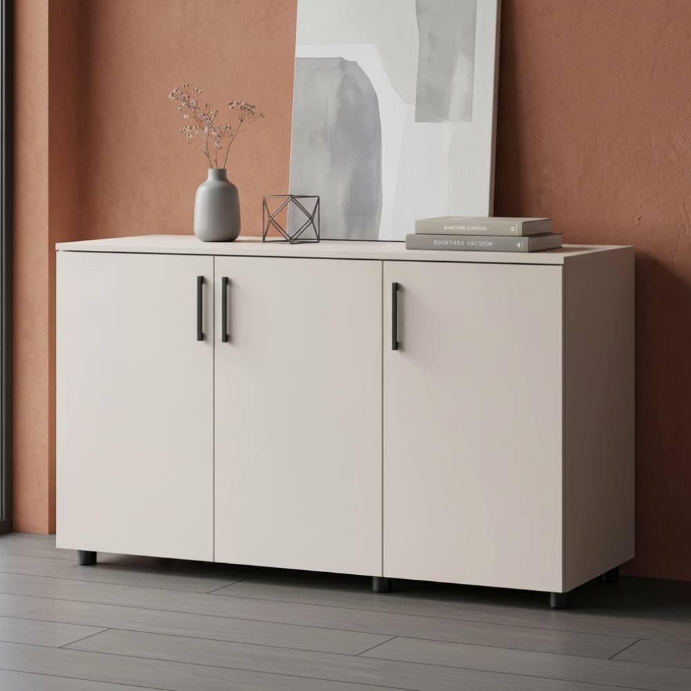Комод Doros Торн 3 ДСП 135х51,6х80 см Кашемир (DRS-012099)