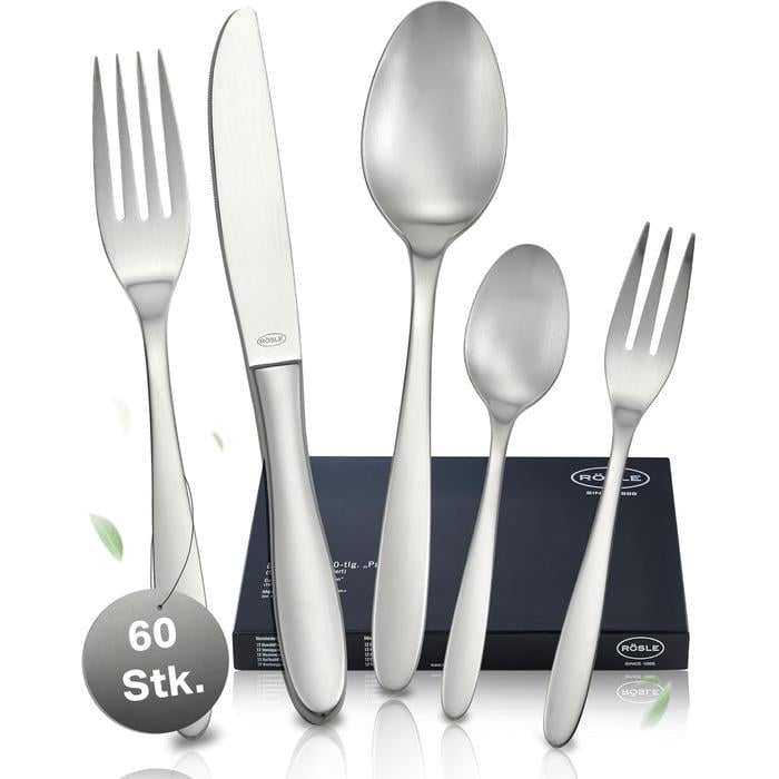 Набір столових приборів на 12 осіб 60 пр. Rosle Набір столових приборів на 12 осіб 60 пр. Rosle