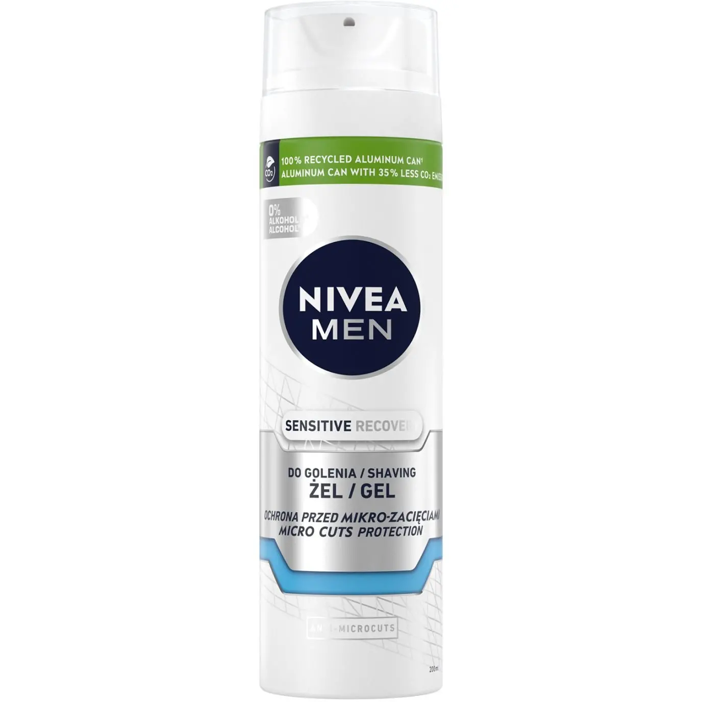 Гель для гоління відновлювальний Nivea для чутливої шкіри 200 мл (313065)