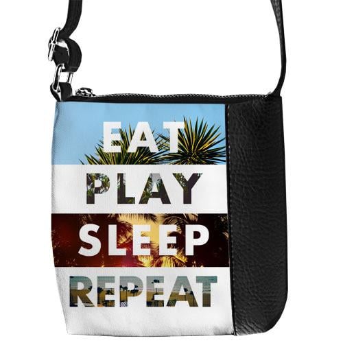 Сумка детская Presentville Little prince/princess "Eat play sleep repeat" (PSM_20M008_BL)