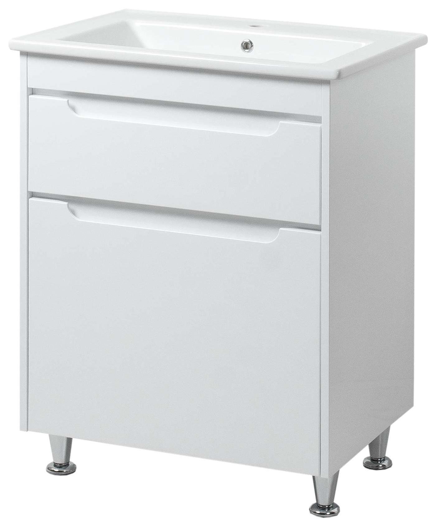 Тумба ЮВВІС Valencia ТНБ-2 Д 60 см з умивальником Vesta White (14770116)
