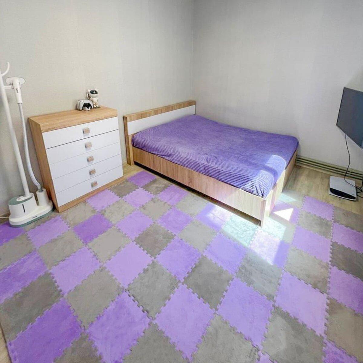 Підлога-пазл плюшевий 30х30х1 см Світло-Сірий (D SW-00002080) - фото 9 Підлога-пазл плюшевий 30х30х1 см Світло-Сірий (D SW-00002080) - фото 9