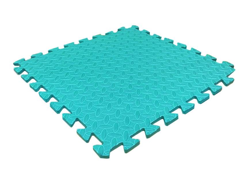 Підлога м'яка-пазл EVA 500х500х10 мм Бірюзовий (1994531954) - фото 1 Підлога м'яка-пазл EVA 500х500х10 мм Бірюзовий (1994531954) - фото 1