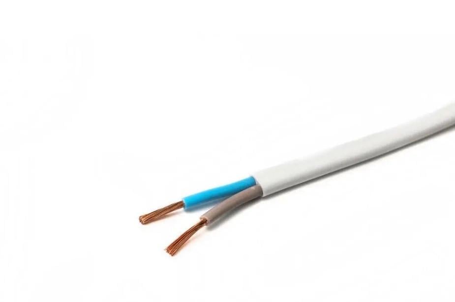 Провод медный Вега ШВВП 2х0,75 мм2 плоский Белый