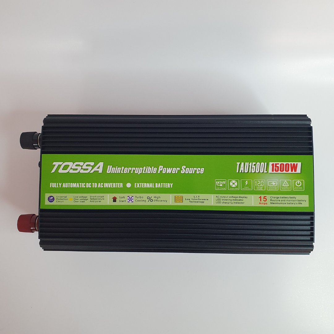 Преобразователь напряжения Tossa с функцией UPS 12-220V 1500W (TAU1500L) - фото 9