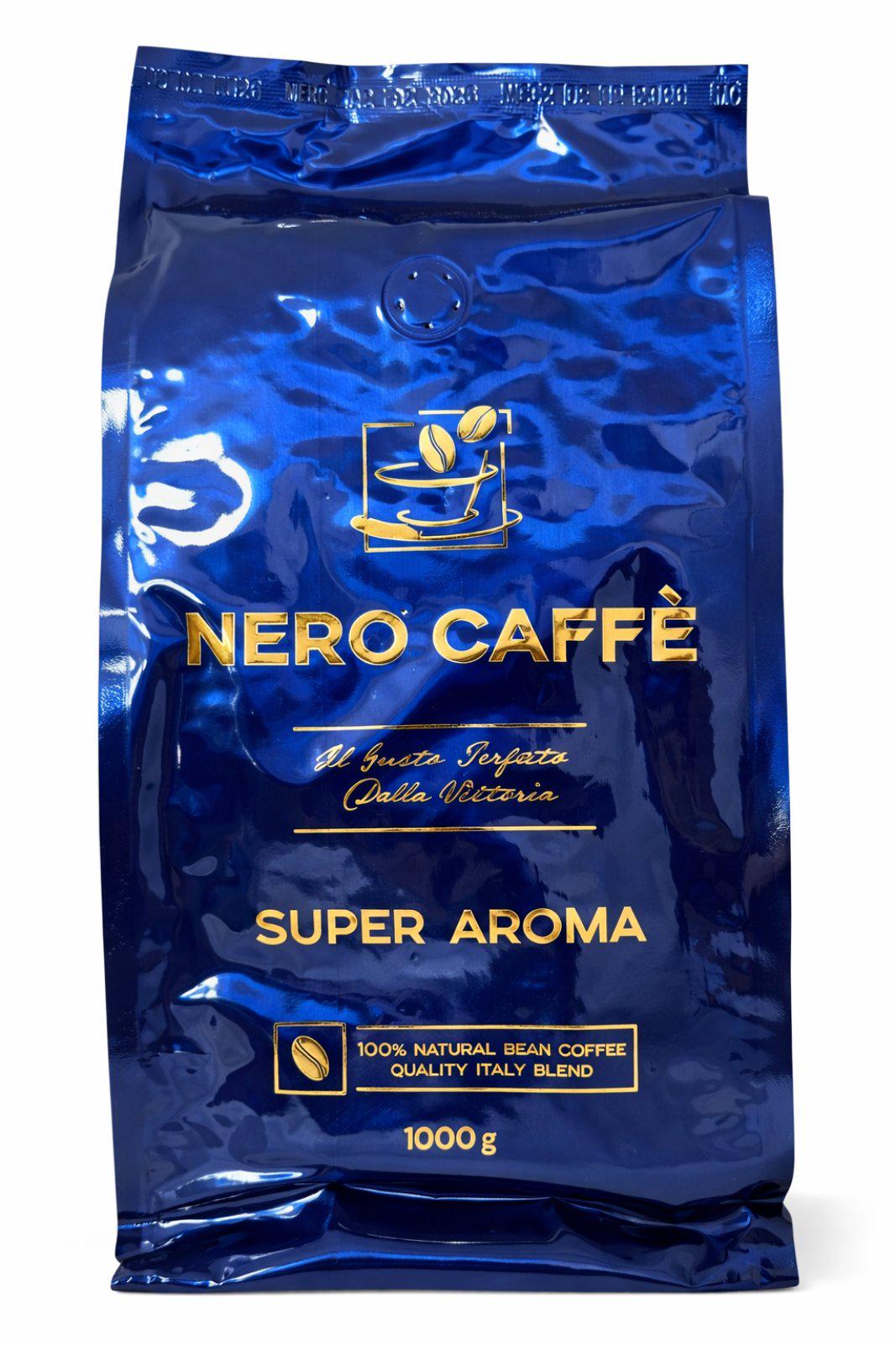 Кофе Nero Caffe SUPER AROMA зерно 1 кг (59932) Кофе Nero Caffe SUPER AROMA зерно 1 кг (59932)