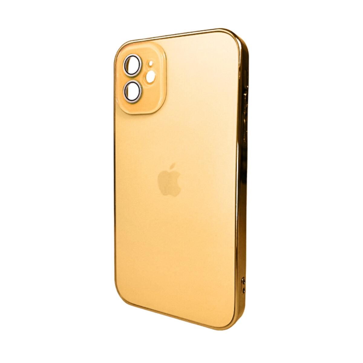 Противоударный чехол для Apple iPhone 11 Sapphire Frame MagSafe Gold