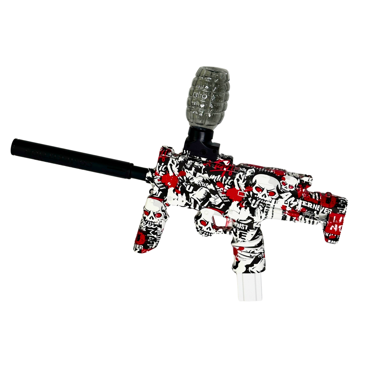 Детский автомат MP7 на гелевых шариках аккумуляторный (HGW-137-White)