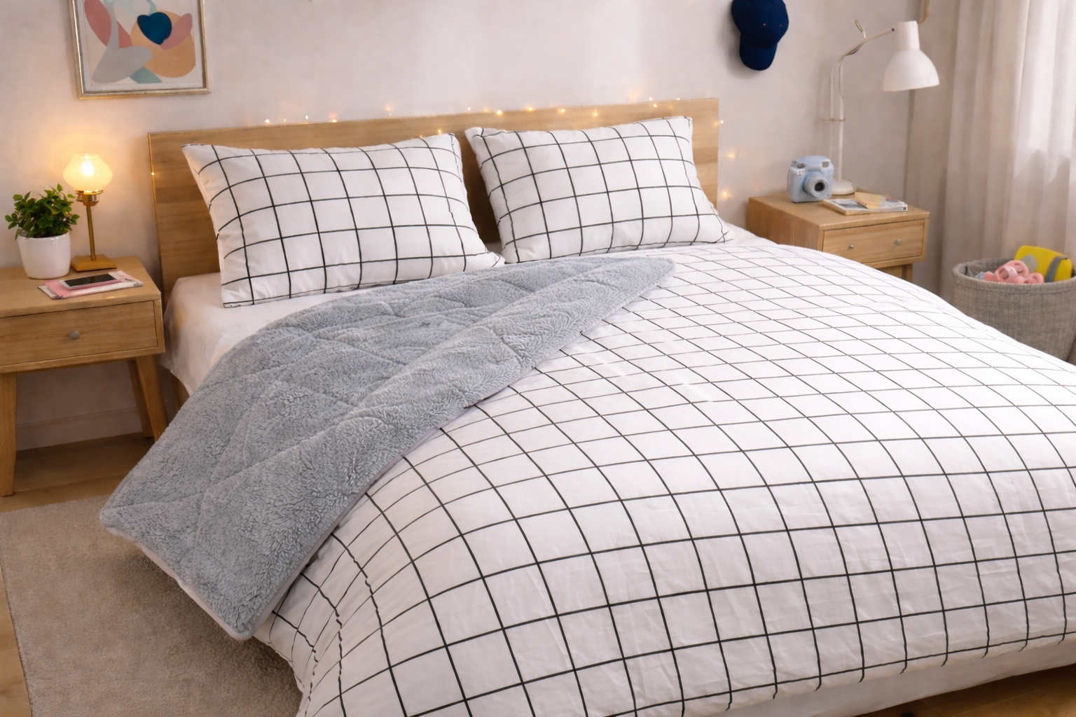 Ковдра зимова двоспальна 195х215 см з 2 наволочками 50х70 см (TC303376146)