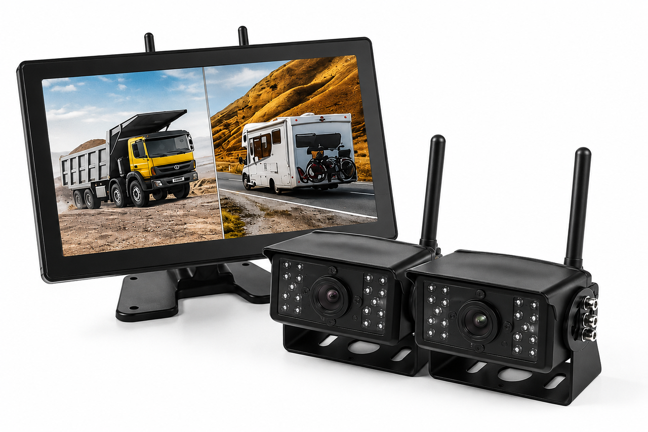 Камера заднего вида GREENAUTO 11" IPS монитор/камера 1080P FHD/170°/IP69K/ИК-ночное видение (3042246834)