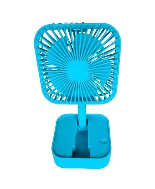 Вентилятор Mini Fun настольный портативный складной аккумуляторный Бирюзовый (JY-1 129)